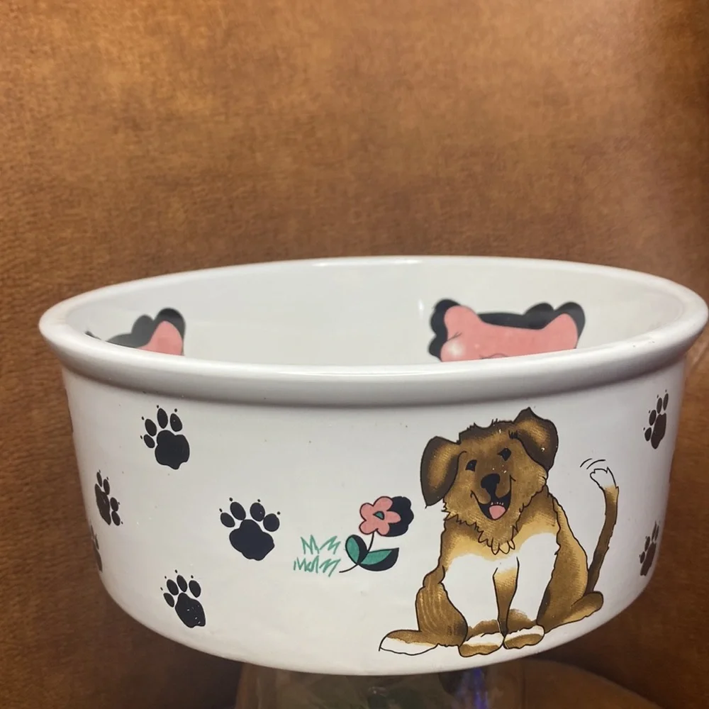 Ceramic Large Dog Bowl
